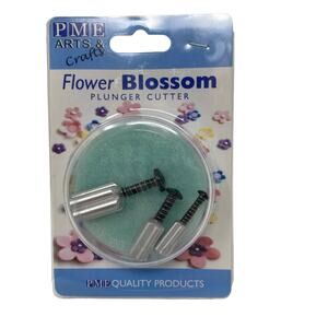 PME Flower Blossom Plunger Cutter set of 3 NEW cake decorating fondant wedding